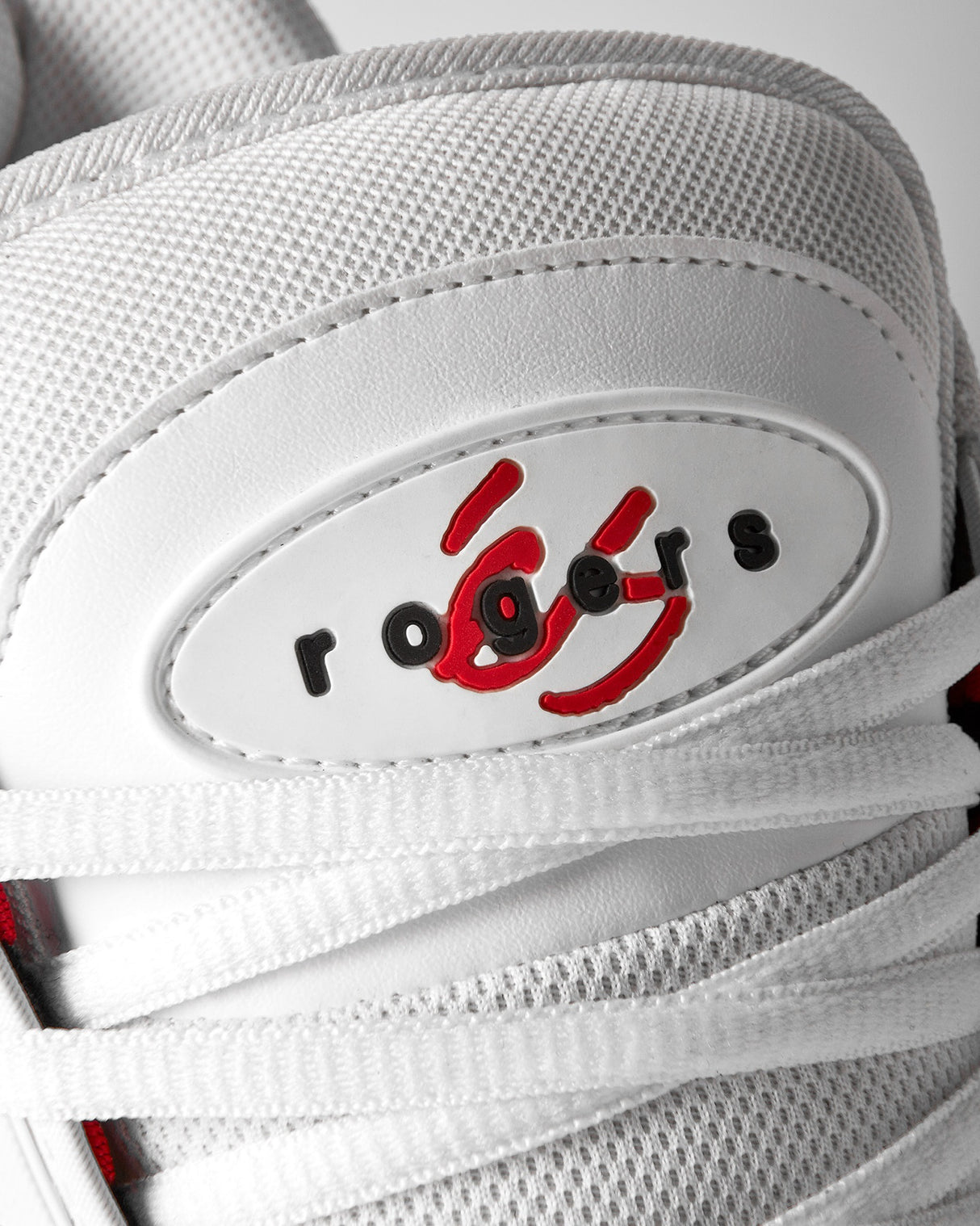 eS TJ Rogers White/Red Shoes