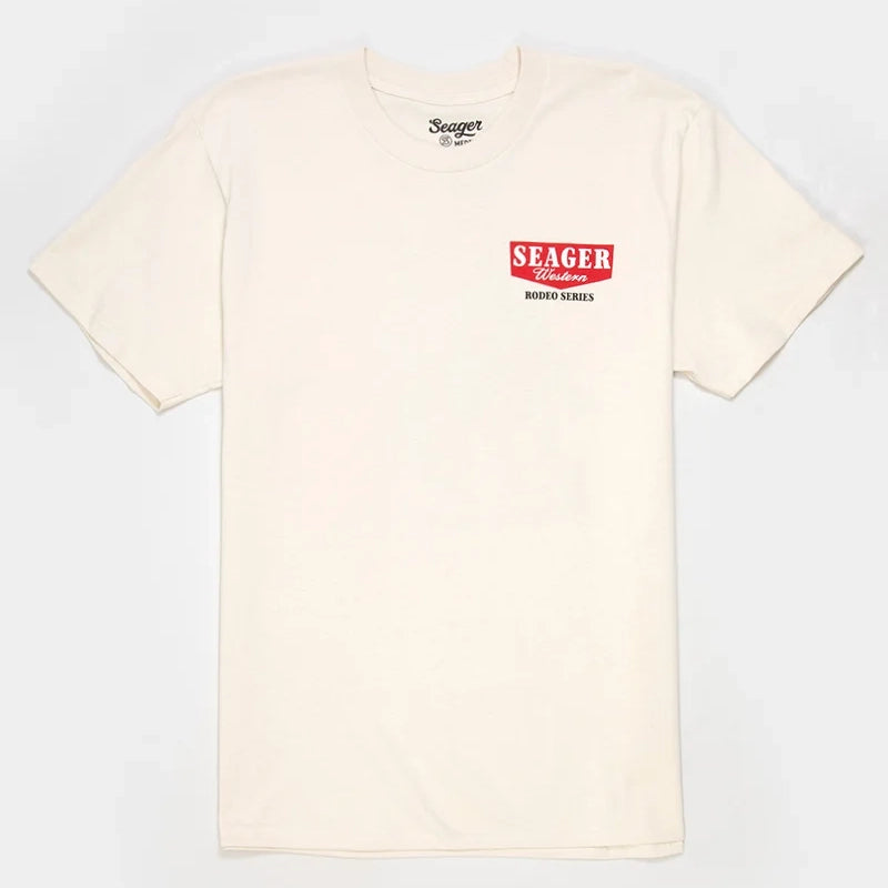 Seager Rodeo Vintage White Tee S/s Shirt