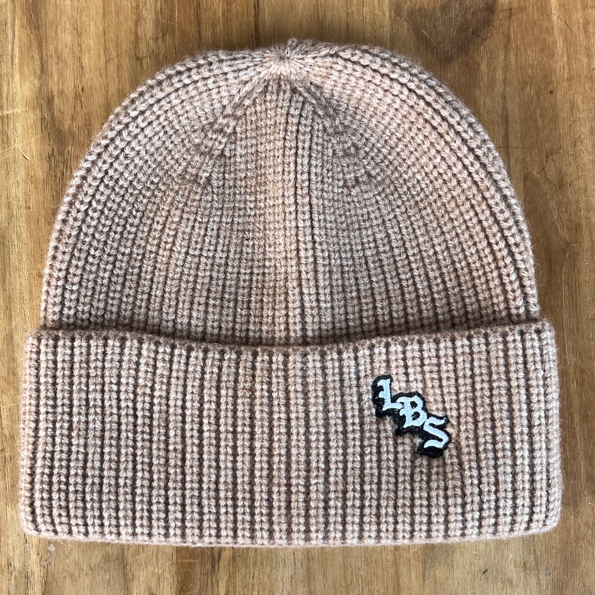 Long Beach Skate LBS Long Side Ribbed Knit Beanie