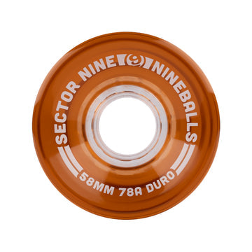 Sector Nine Nineballs Root Beer 58mm 78a Cruiser Skateboard Wheels