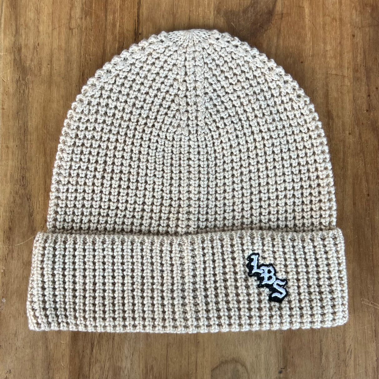 Long Beach Skate LBS Long Side Waffle Knit Beanie