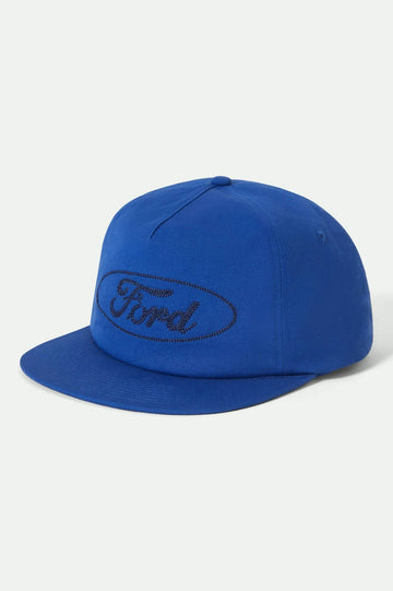 Brixton Ford Number One HP Ford Blue Snapback Hat