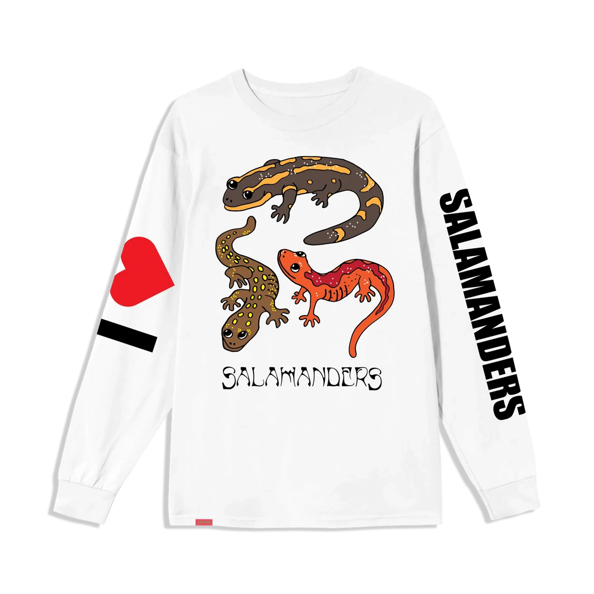 Jacuzzi Salamander White Premium L/S Shirt