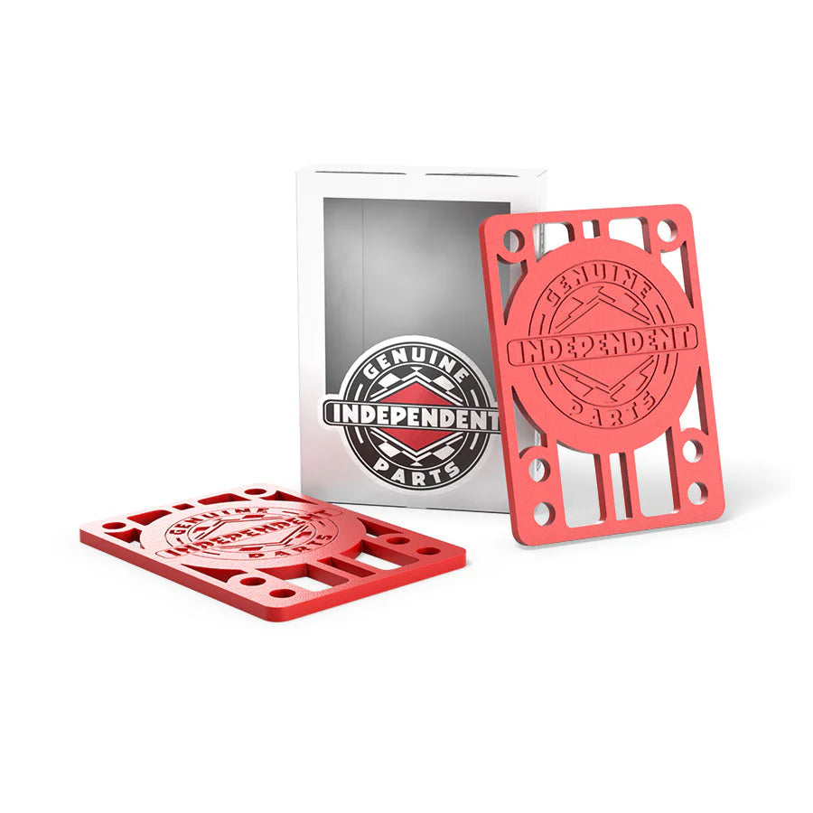 Independent 1/8" Red Risers