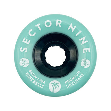 Sector Nine Nineballs Aqua 65mm 78a Cruiser Skateboard Wheels