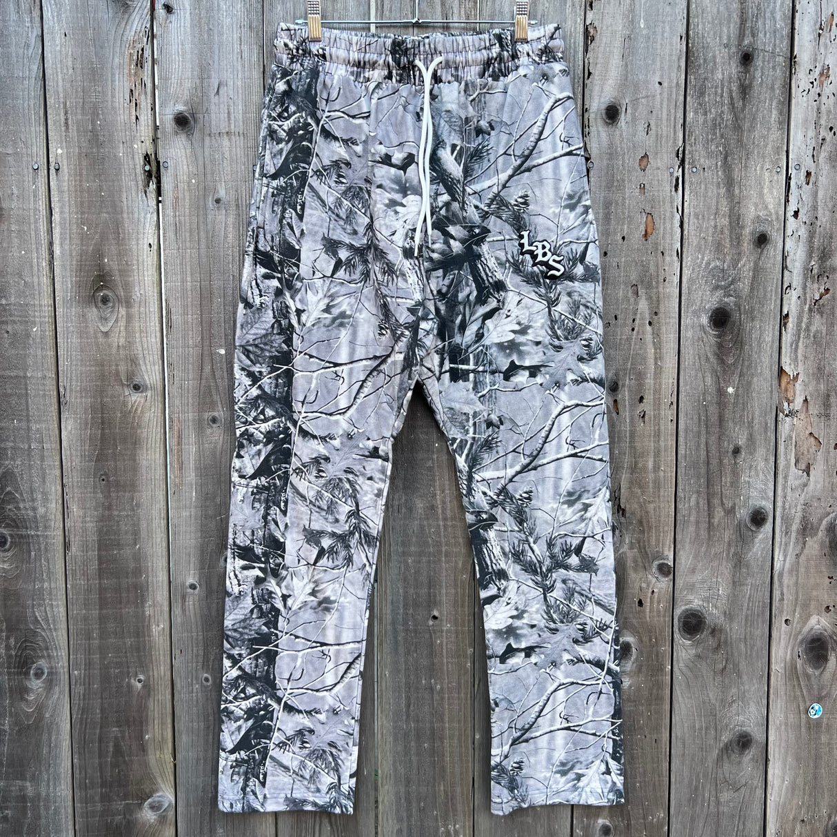 Long Beach Skate Co LBS Long Side Vintage Grey Wood Camo Special Pant