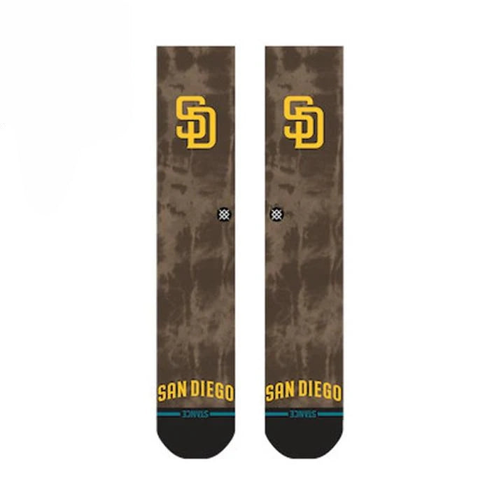 Stance San Diego Padres Dye SD Brown Crew Socks