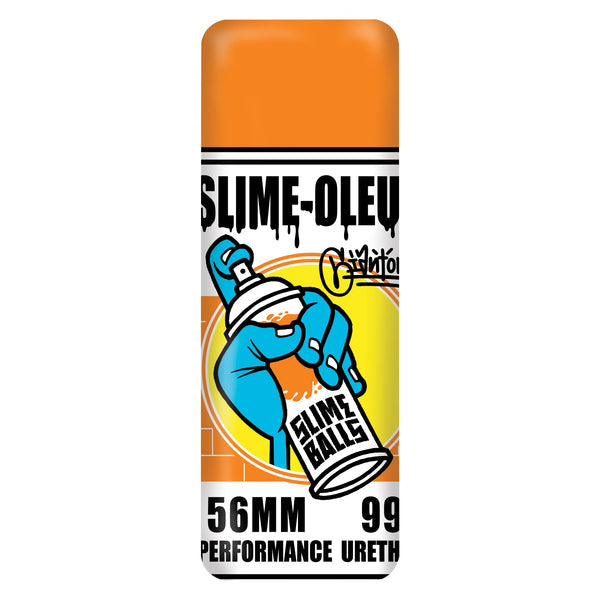 Slime Balls Mike Giant Spray Balls White 56mm 99a Wheels