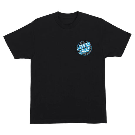 Santa Cruz Vivid Slick Dot Premium Eco Black S/s Shirt