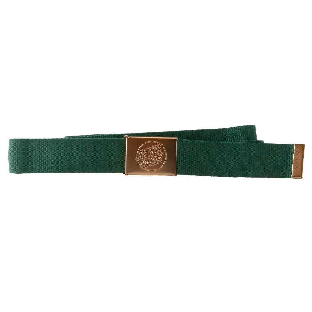 Santa Cruz Opus Dot Web Matte Gold/Green Belt