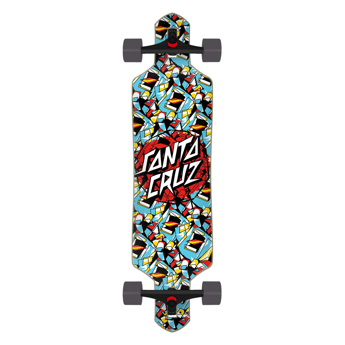 Longboard Complet Santa Cruz 36" – Cruzer Mandala Hand Drop Thru, Neuf