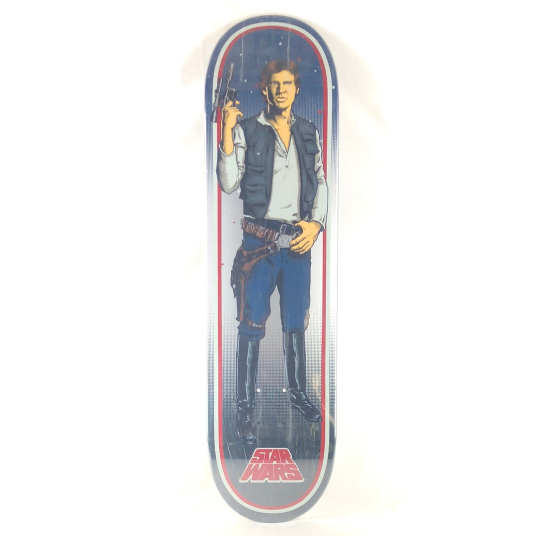Santa Cruz Star Wars Han Solo Black/Silver/Blue/White/Red Size 8.26" Skateboard Deck