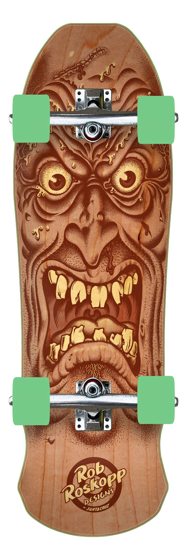 Santa Cruz Roskopp Face Shaped 9.5" x 31" Cruzer Cruiser Complete