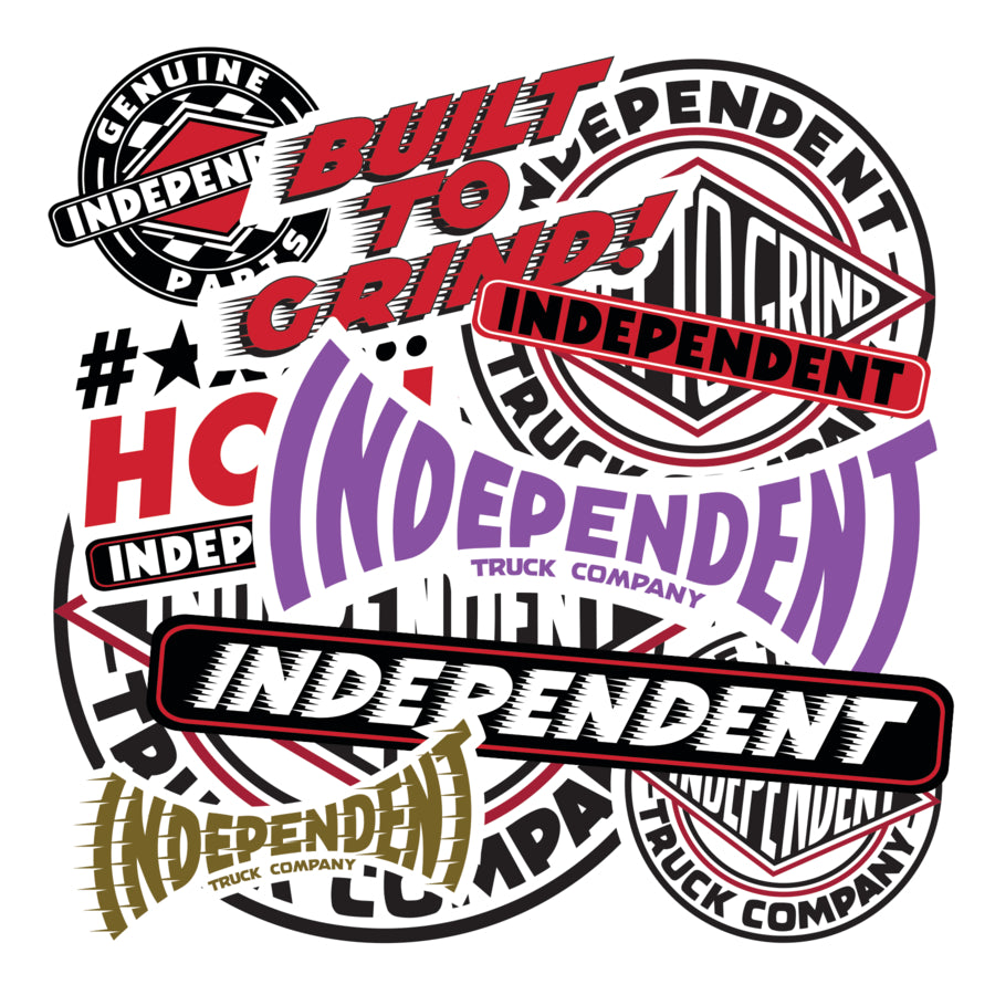 Independent 10 Assorted Sticker Pack