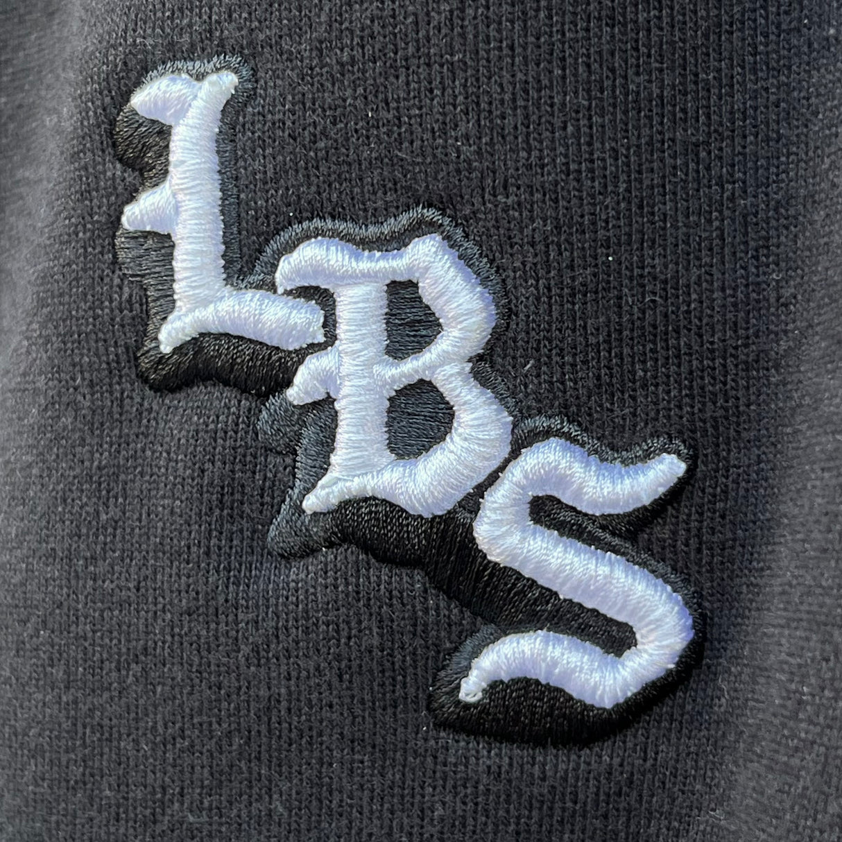 Long Beach Skate Co LBS Long Side Heavy Black Hoodie