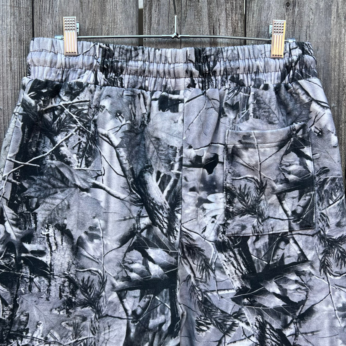 Long Beach Skate Co LBS Long Side Vintage Grey Wood Camo Special Pant