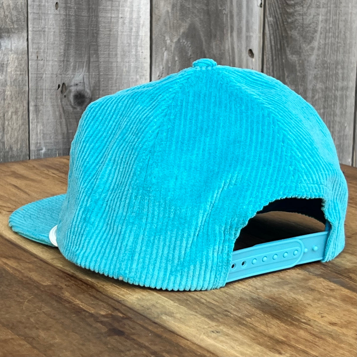 Long Beach Skate LBS Long Side Corduroy Rope Tropical Blue Snapback Hat