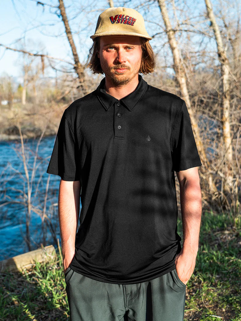 Volcom Hazard Pro Black Polo Shirt