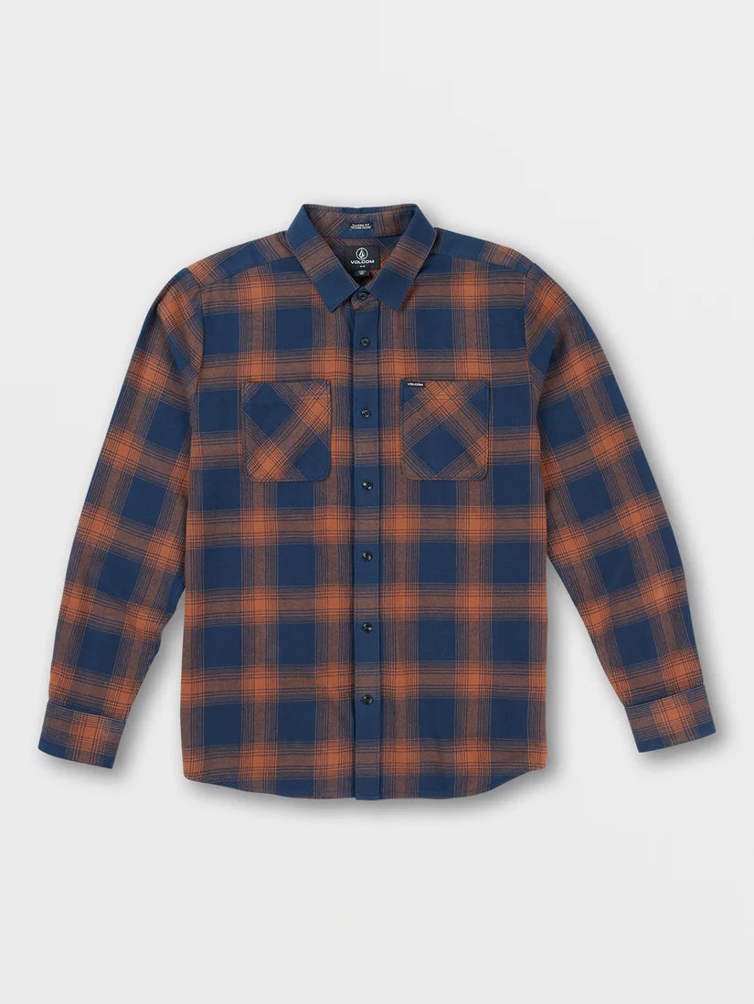 Volcom Netastone Navy L/s Flannel