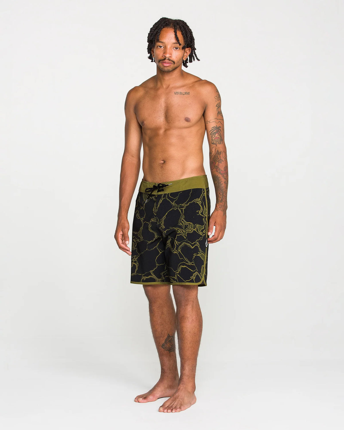 Volcom Infuse Scallop Mod 19 Sonic Green Shorts