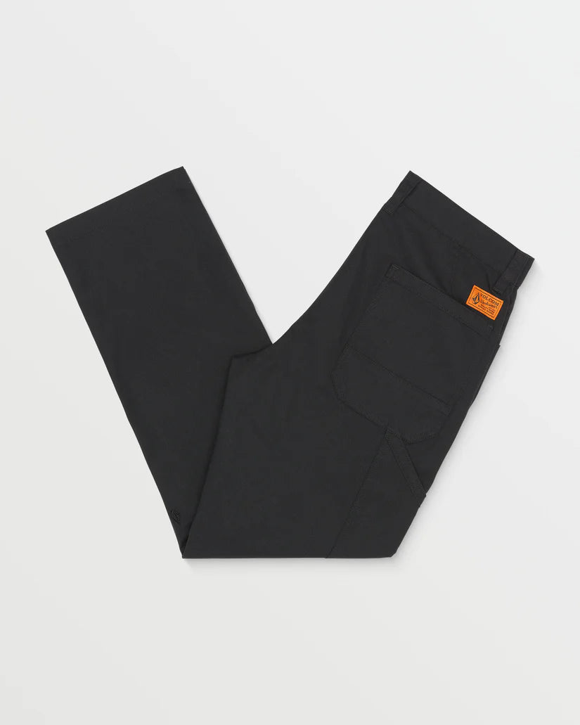 Volcom Workwear Gage Relaxed Fit Black Pants