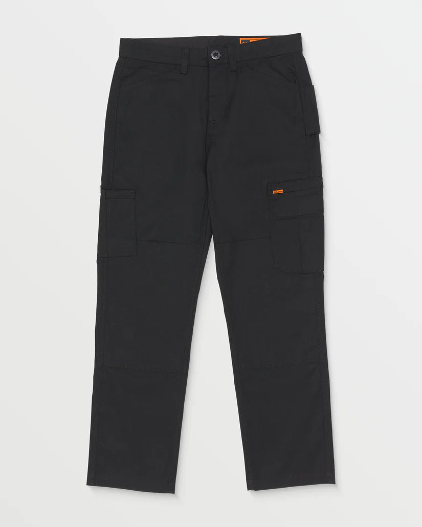 Volcom Workwear Gage Relaxed Fit Black Pants