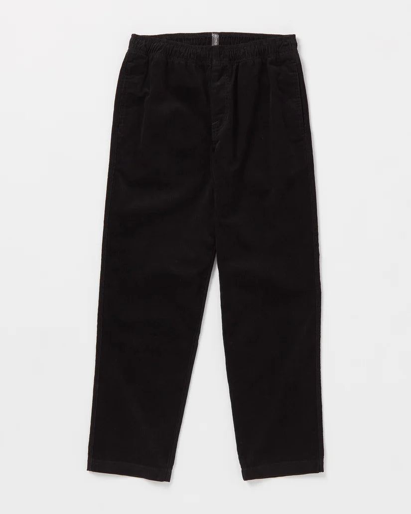 Volcom Psychstone Elastic Waist Black Pants