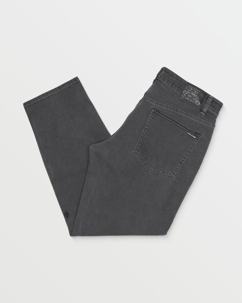 Volcom Modown Relaxed Fit Tapered Carbon Jeans