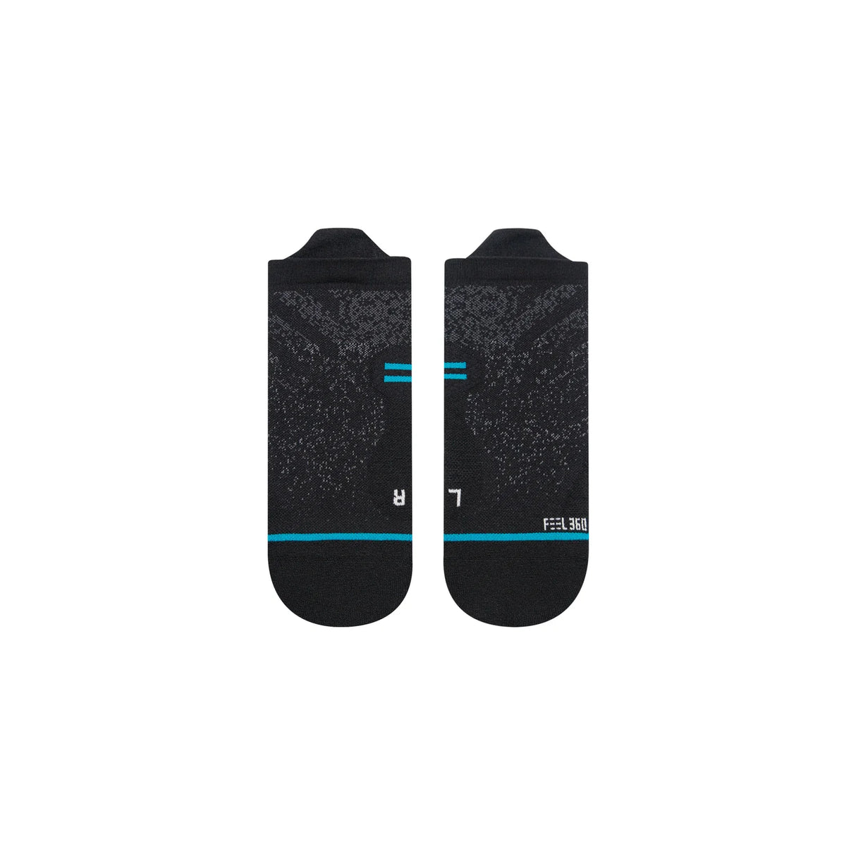 Stance Run Light Tab Black Ankle Socks