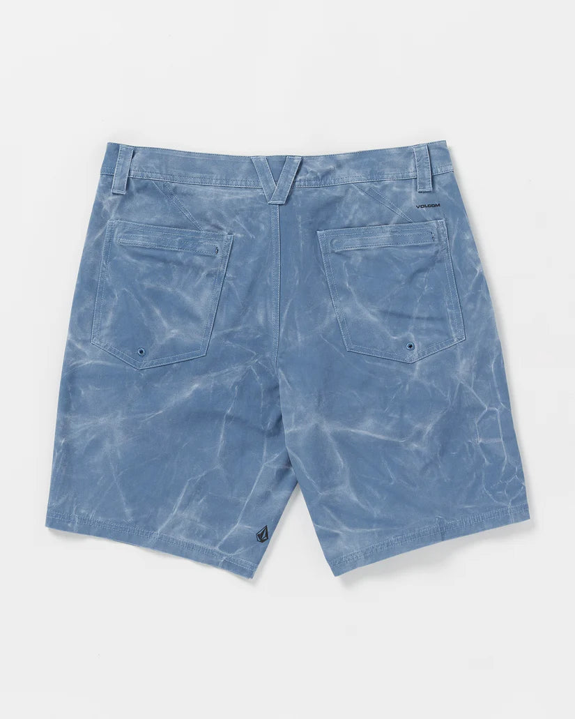Volcom Stone Faded Hybrid 19" Blueberry Shorts
