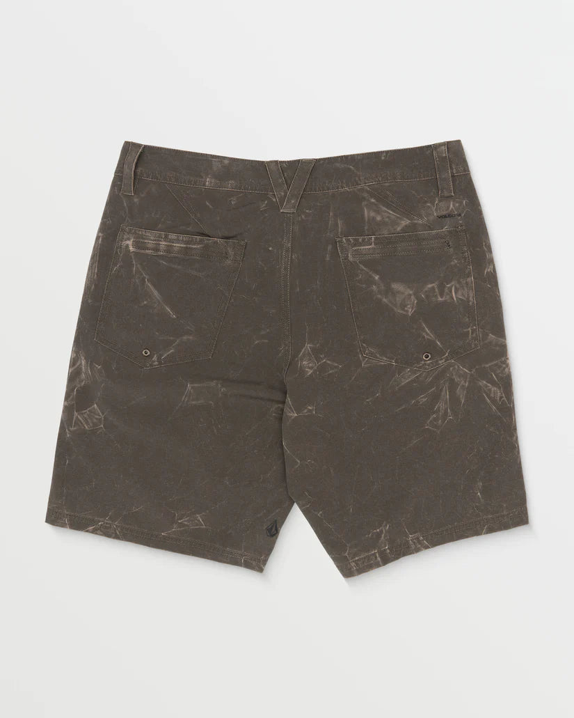 Volcom Stone Faded Hybrid 19" Dark Brown Shorts