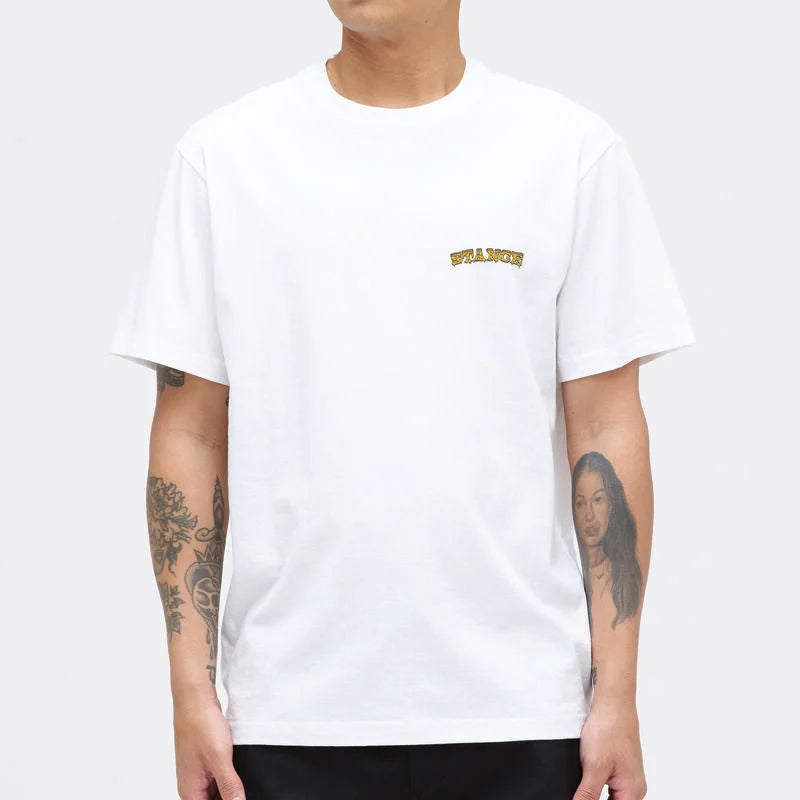 Stance Home Alone Little Neros White S/s Shirt