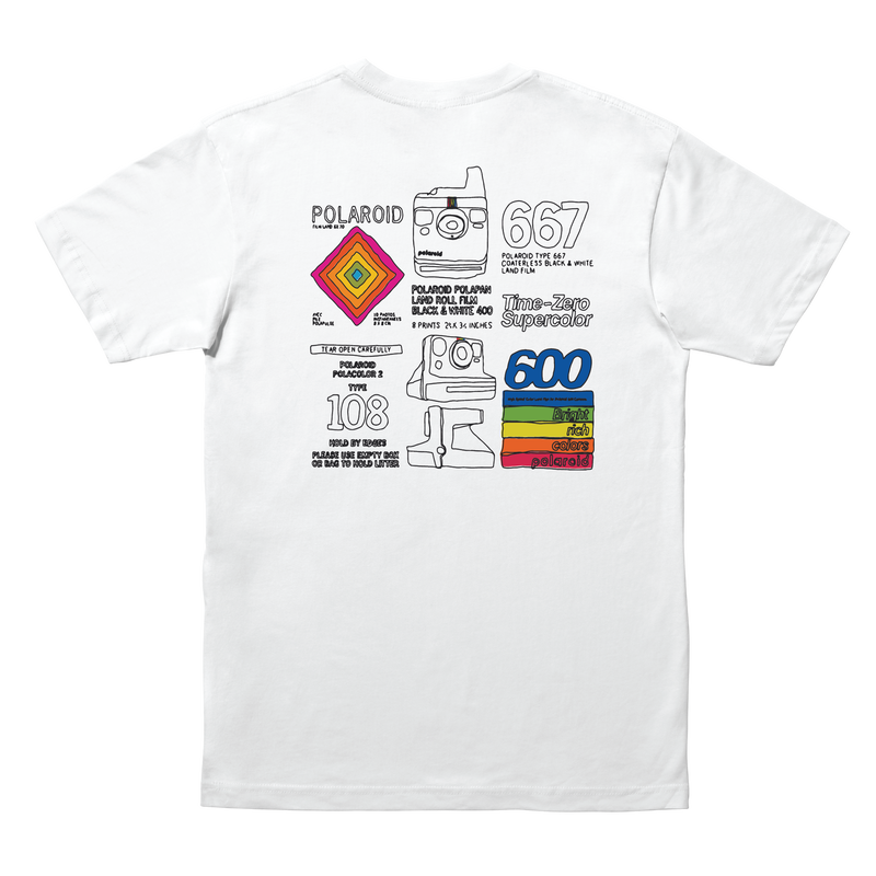 Stance Polaroid Cartridge White S/s Shirt