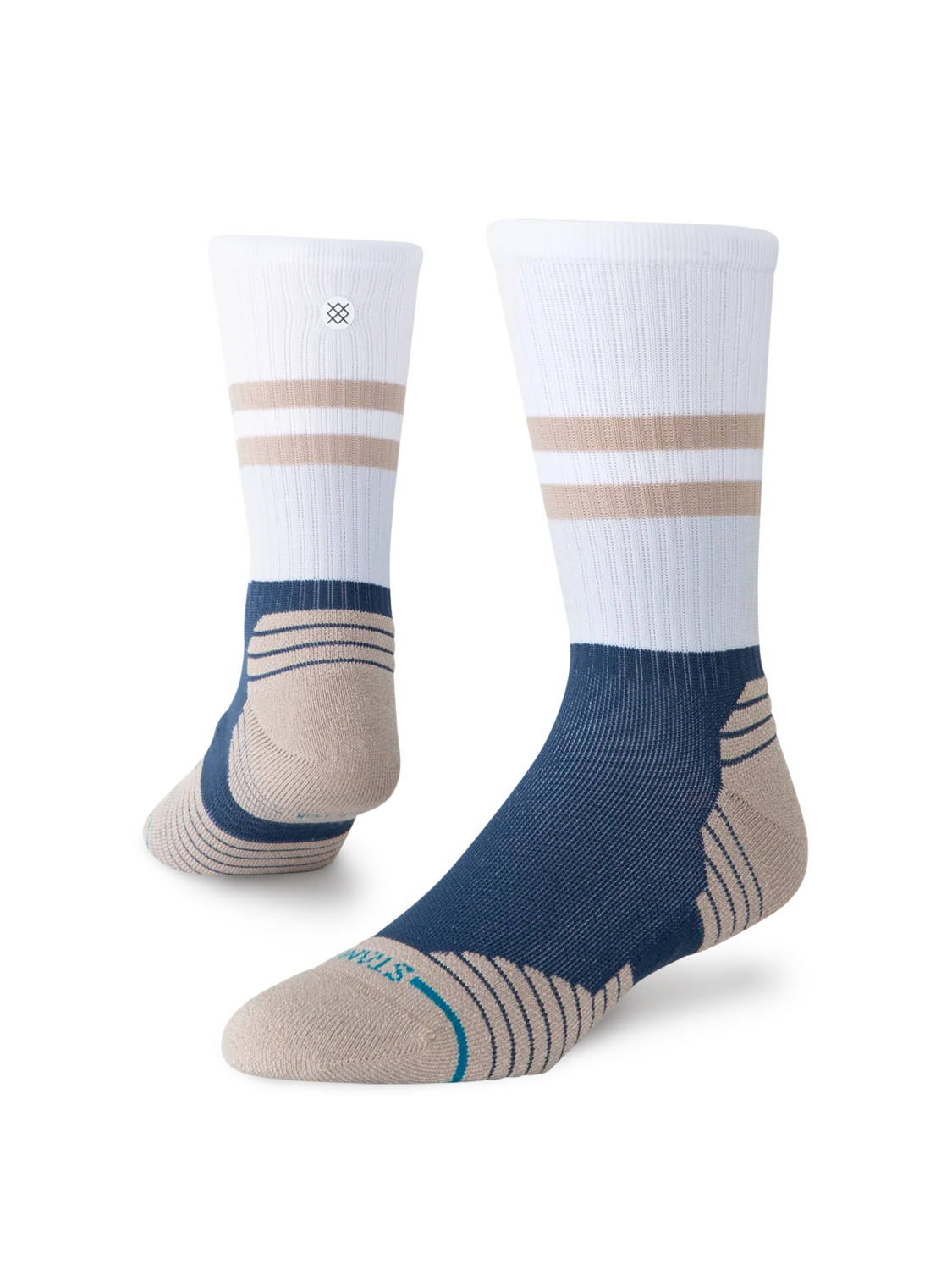Stance Horizon Mid Ribbed Crew Multi Socks