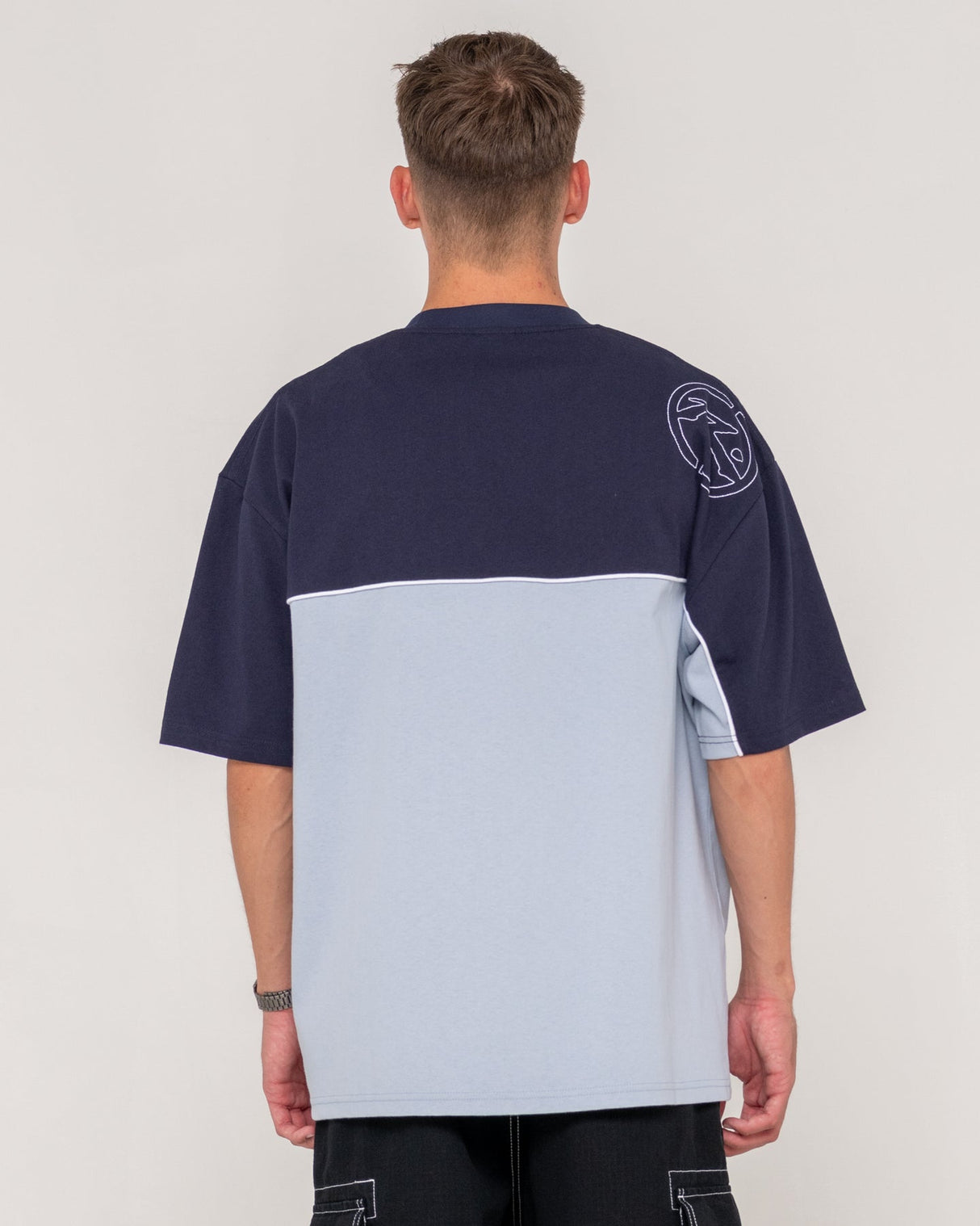 Rusty Infinity 2.0 Smokey Blue Tee S/s Shirt