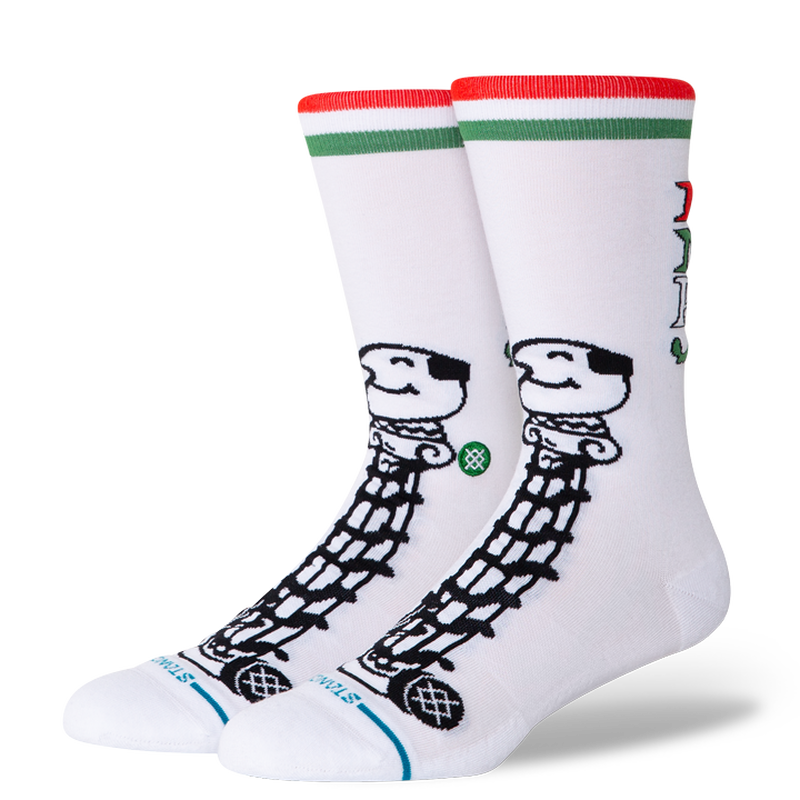 Stance Home Alone Little Neros White Socks