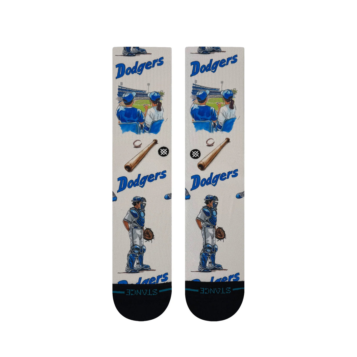 Stance Los Angeles Dodgers Anime LA Multi Poly Crew Socks