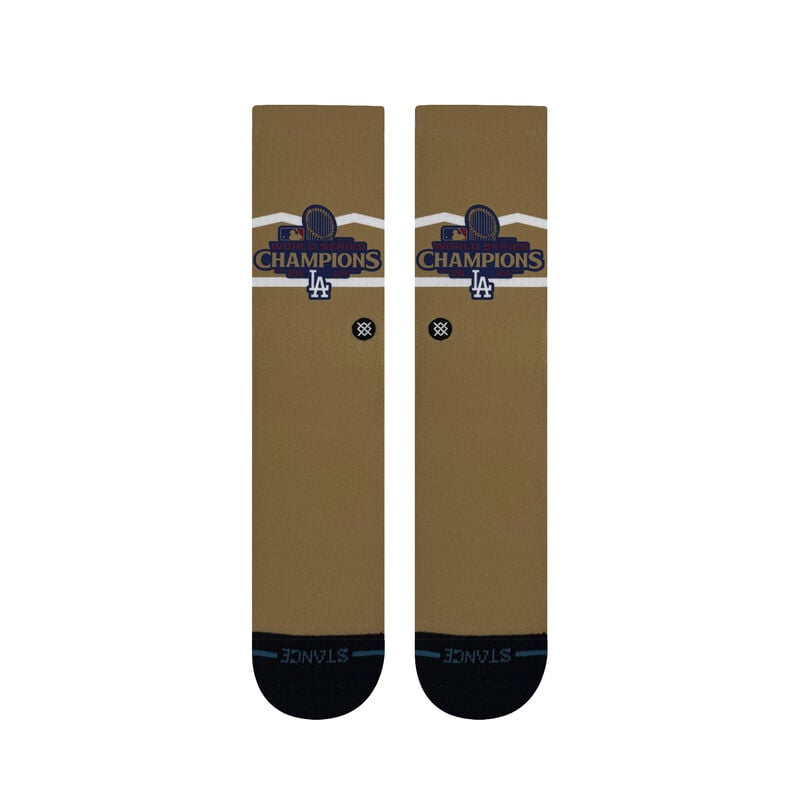 Stance Los Angeles Dodgers World Series 2024 LA Gold Poly Crew Socks