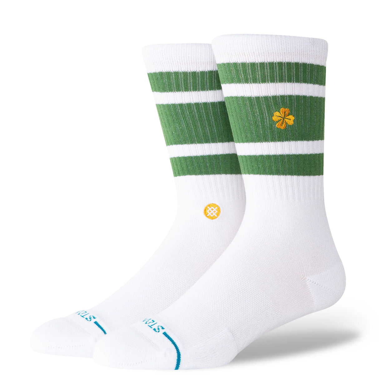 Stance Feelin Lucky Green Crew Socks