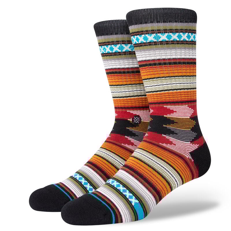 Stance Baron Black Crew Socks