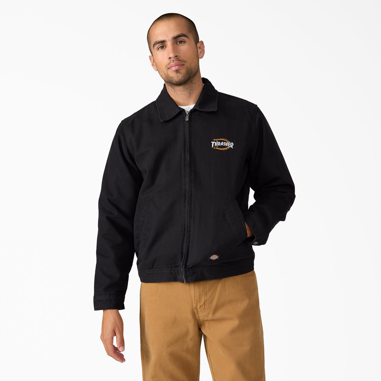Dickies X Thrasher Black Lined Jacket