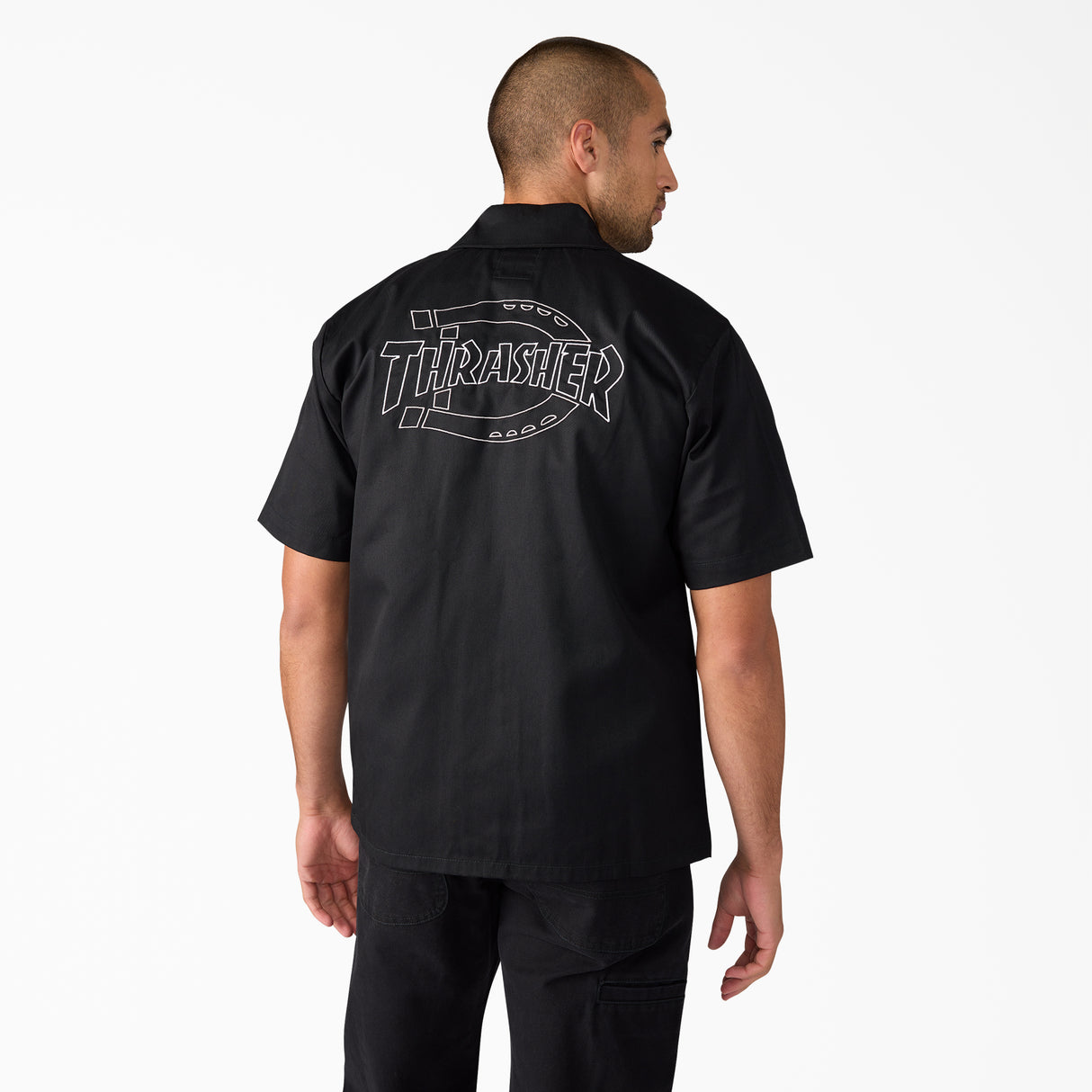 Dickies X Thrasher Black S/S Work Shirt