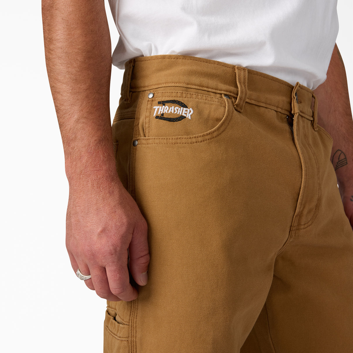 Dickies X Thrasher Brown Duck Pants