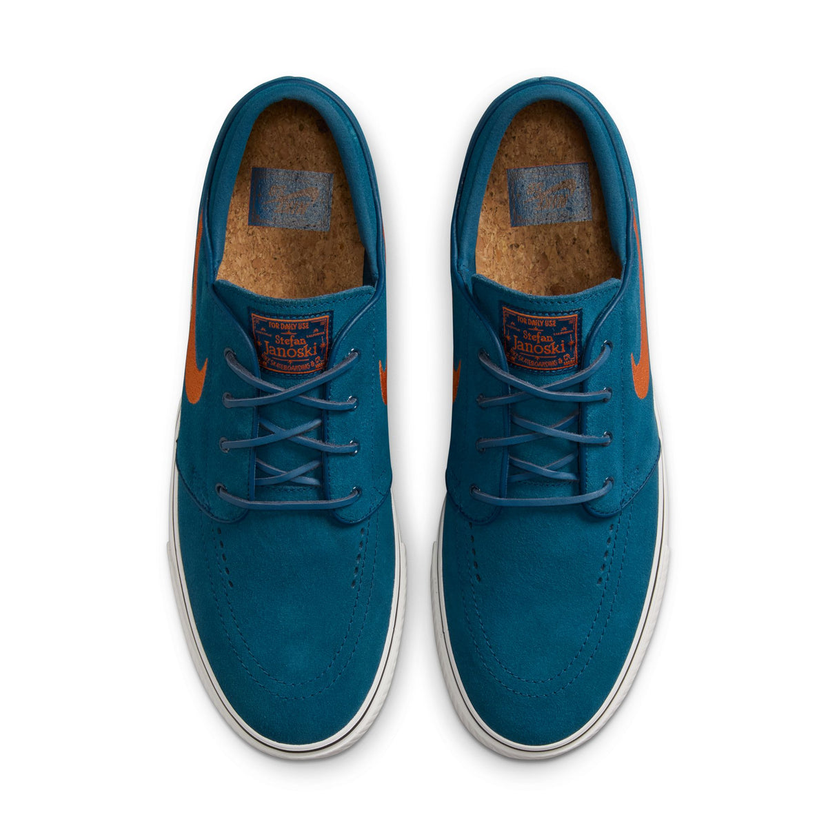 Nike SB Zoom Janoski OG+ Blue Force/Campfire Orange Shoes