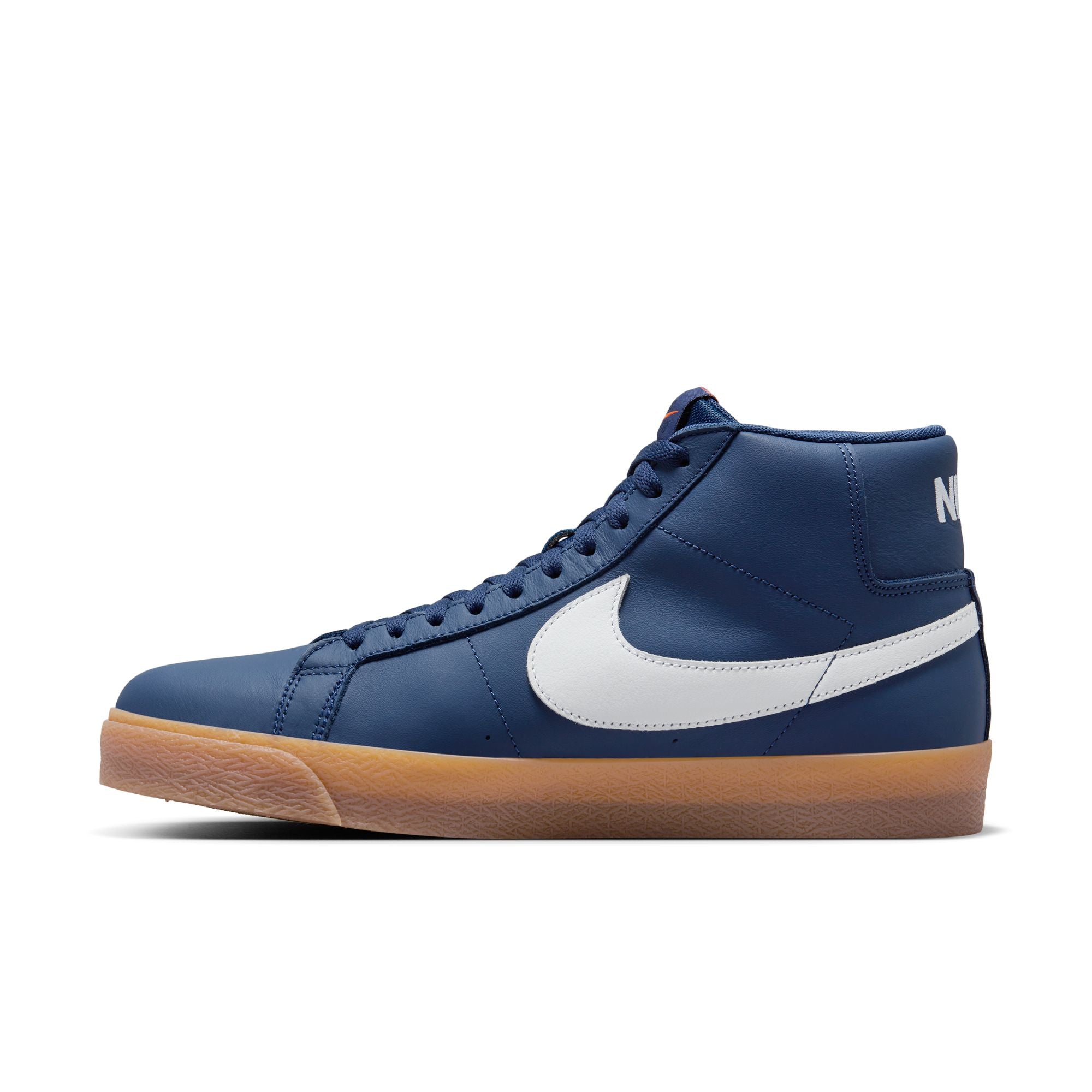 Nike SB Blazer Mid ISO Navy White Gum Shoes