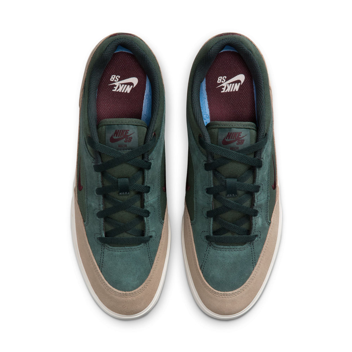 Nike SB Malor Seaweed/Burgundy Crush/Khaki/Phantom Shoes