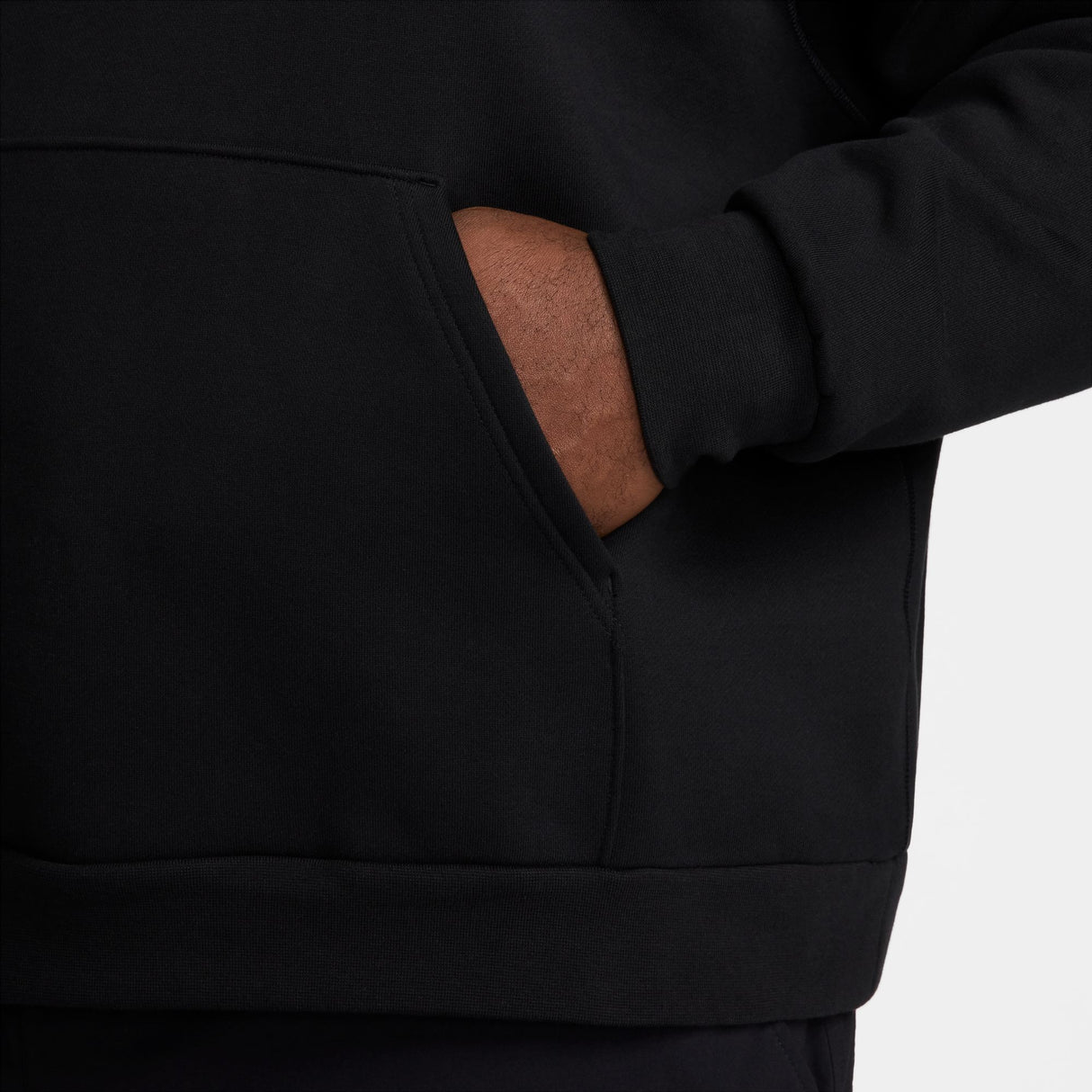 Nike SB Essential Logo Black/White Hooded Sweatshirt