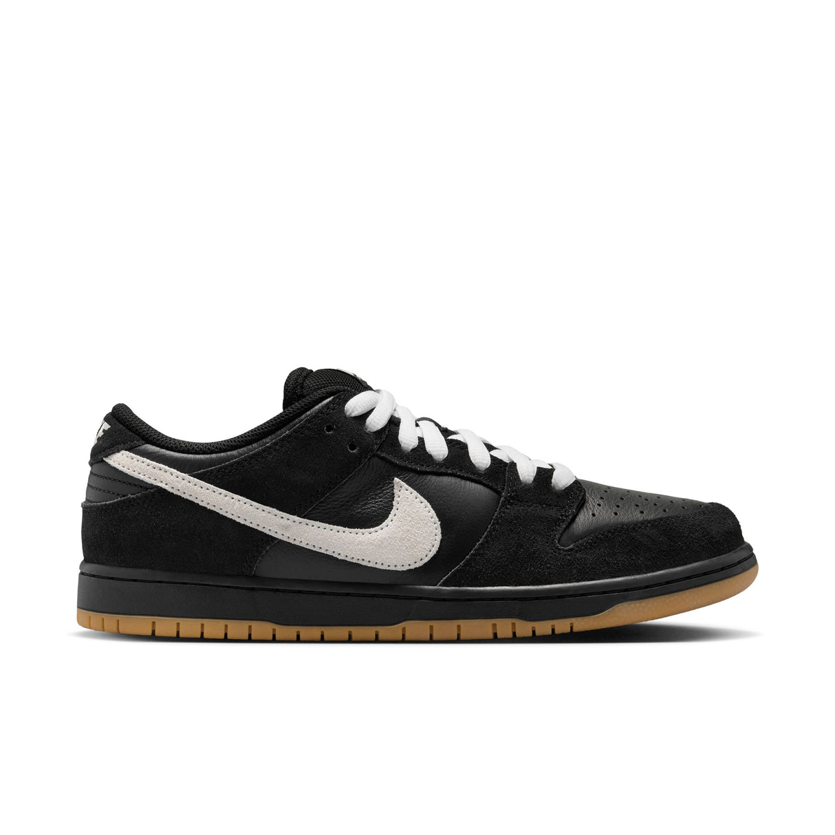 Nike SB Dunk Low Black/White/Gum/Light Brown Shoes (read description)