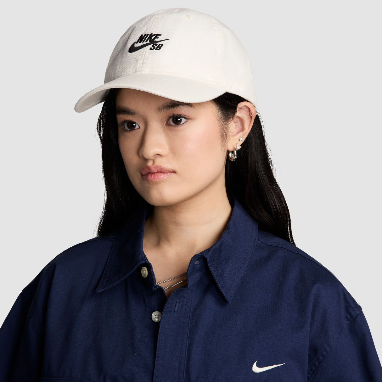 Nike SB Club Sail/Black Strapback Hat