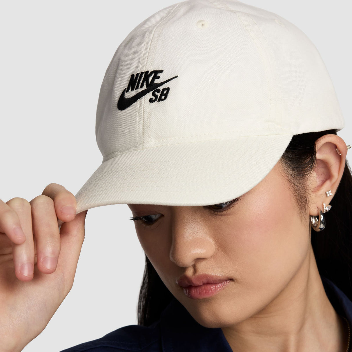 Nike SB Club Sail/Black Strapback Hat